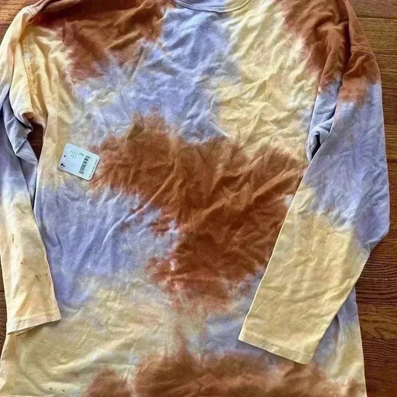NWT Free People be free tie dye long sleeve - Picture 3 of 6
